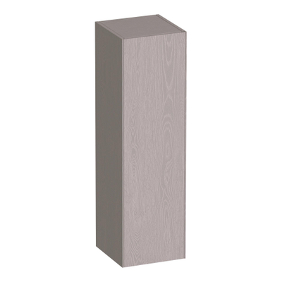 BRAUER Inspire hoge kast 120 met 1 deur greeploos linksdraaiend Timber Greige SHOWROOMMODEL