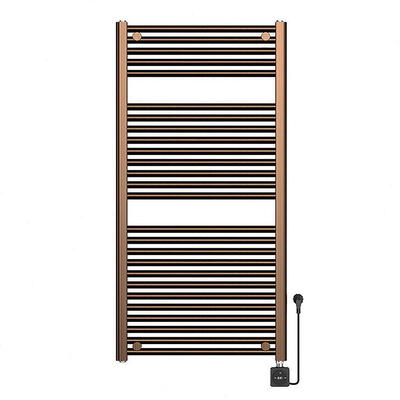 Wiesbaden Elara Elektrische radiator Smart WiFi - 118.5x60cm - PVD - geborsteld brons koper