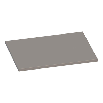 BRAUER MDF wastafelblad 60x46x2cm zonder kraangat MDF mat Taupe