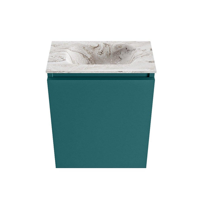 MONDIAZ TURE-DLUX 40cm toiletmeubel Smag. EDEN wastafel Glace positie midden. Zonder kraangat.