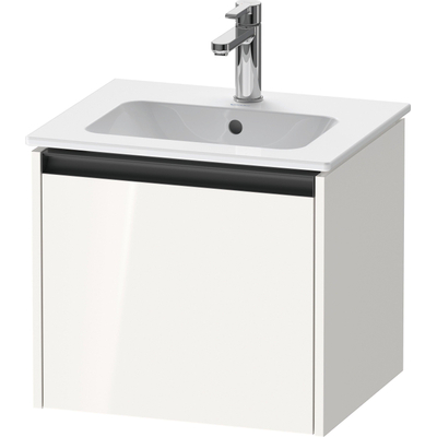 Duravit Ketho.2 meuble sous-lavabo 51x42x44cm adapté pour 1 vasque Panneau de particules blanc Mat