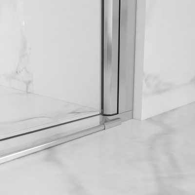 FugaFlow Eccelente Vetro Douchecabine - 80x90x200 - Profiel veiligheidsglas - anti kalk - chroom