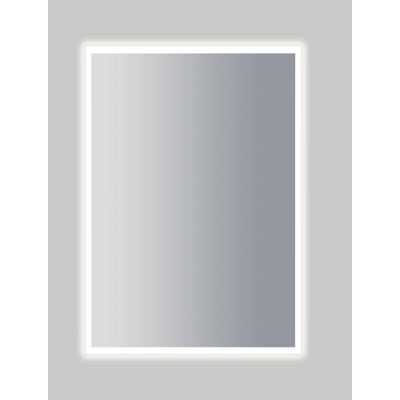 Adema oblong miroir 36x80cm incluant un éclairage led avec chauffage du miroir et interrupteur tactile seconde choix