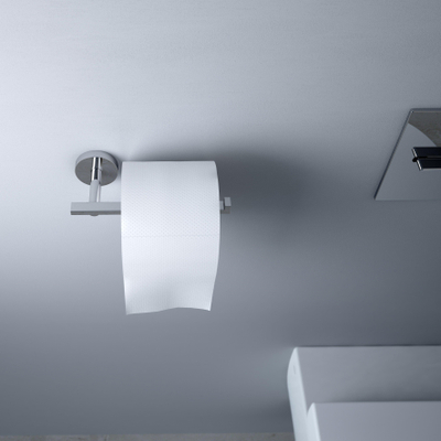 Clou Flat Porte-papier toilette 16.5x4.8x7.2cm chrome