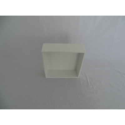 Crosstone by Arcqua Solid Alcove inbouwnis 30x30x10cm solid surface mat wit