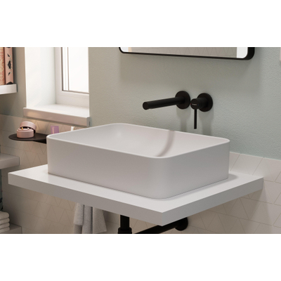 Hansgrohe Zesis S eengreeps inbouw wastafelmengkraan met voorsprong 19,4 cm mat zwart