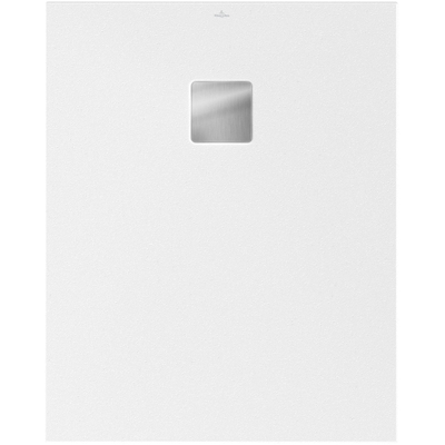 Villeroy & Boch Excello douchevloer - 100x80cm - met antislip polyurethaan/acryl - White Alpine (glans wit)