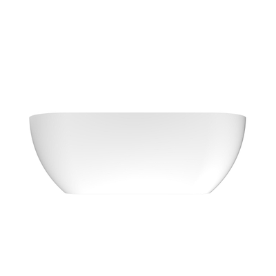 Arcqua Havana Baignoire demi-îlot - 170x80cm - mat blanc