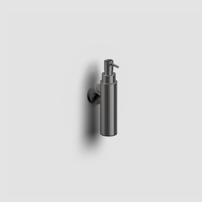 Clou Sjokker zeepdispenser 100cc wandmodel gunmetal geb. PVD