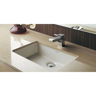 Duravit Vero Onderbouwwastafel - 46.5x35cm - zonder kraangat - met overloop - wit