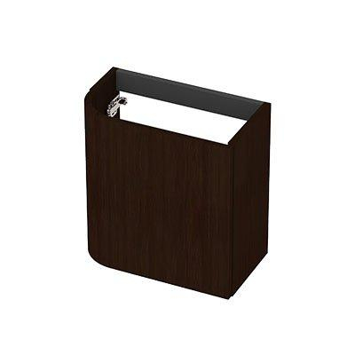 INK Concept R Fonteinonderkast - 40x22x40cm - 1 deur - rechtsdraaiend - afgeronde hoek - fineer - dark veneer
