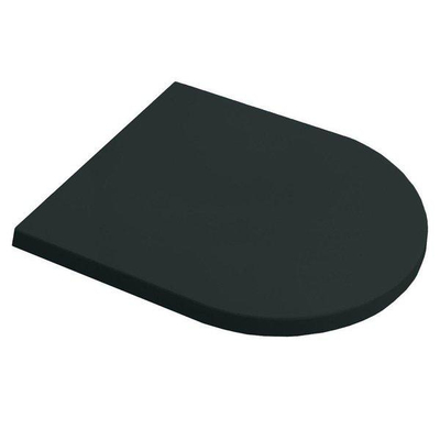 Royal Plaza Primo WC suspendu - 35x54cm - sans bride - avec abattant softclose - déclipsable - tableau noir