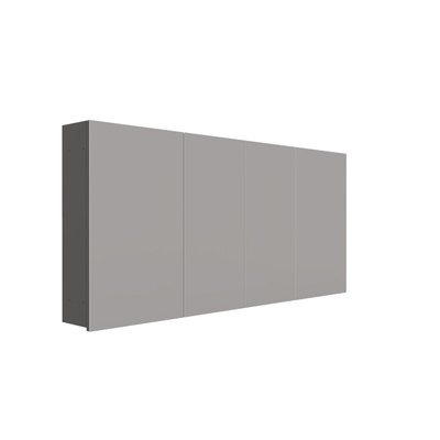 FugaFlow Eccelente Arredo armoire de toilette - 140x63x16 cm - avec panneaux latéraux - chêne chaud