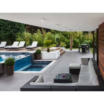 Astro Kos Round II Spots de surface 8.5x8.5cm LED IP65 culot GU10 blanc mat