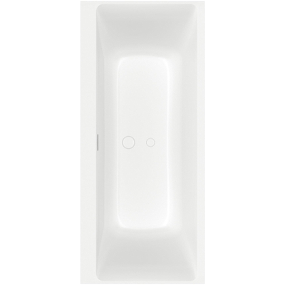 Villeroy & Boch Subway 3.0 bad - 170x75cm rechthoek ingebouwd vulsysteem - Stone White (mat wit)