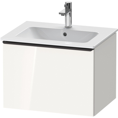 Duravit D-neo Meuble sous vasque 61x46.2x44cm 1 tiroir Blanc haute brillance