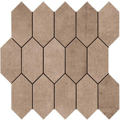 SAMPLE Ceralto Tesselo Uno Mozaïektegel 30x30cm 10mm gerectificeerd porcellanato Losagna Terra