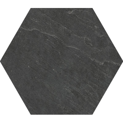 Cifre Ceramica Statale wand- en vloertegel - 15x17cm - Betonlook - Black mat (zwart)