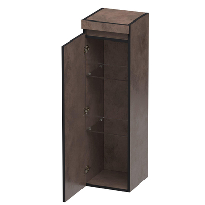 BRAUER Joy Edge armoire de salle de bains - 120x35x35cm - 1 porte - charnières à gauche - sans poignée - Erosion