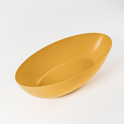 BAIGNOIRE MONDIAZ FLOAT îlot 170x80cm couleur ocre