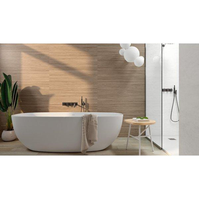 SAMPLE Colorker Linnear Carreau décoratif 32x100cm 10,4mm rectifié pâte blanche Naturel