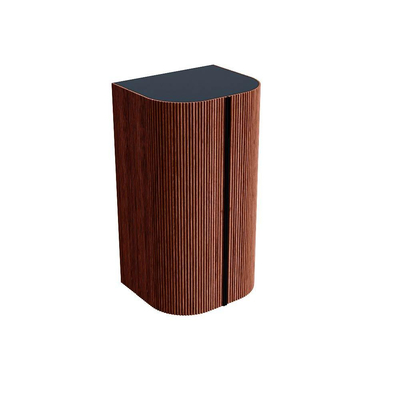 Mondiaz KURVE kolomkast - 80x45x37.5cm - 2 deuren - ruby