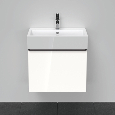 Duravit D-neo Meuble sous vasque 58.4x44.2x44cm 1 tiroir Blanc haute brillance