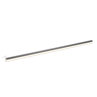 INK LED line Barre d'éclairage - 80x2.5x1cm - LED changeant de couleur - dimmable - IP44 - 4200K - pour Miroir ou Armoire de toilette - Argent