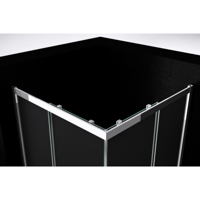 Best Design Project Cabine de douche accès d'angle 100x100x190cm verre 5mm