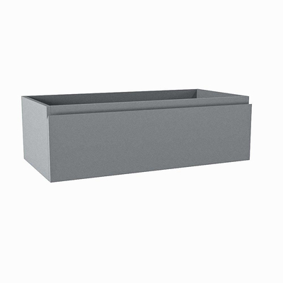 Mondiaz FOGE Meuble sous vasque - 80x41x25cm - 1 tiroir - softclose - 1 découpe au centre - Plata