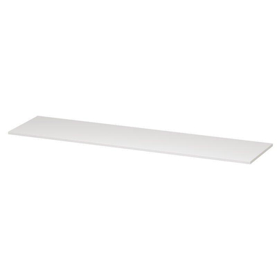 INK Topdeck Wastafelblad - 180x45x2cm - tbv onderkast - MDF lak - Hoogglans wit