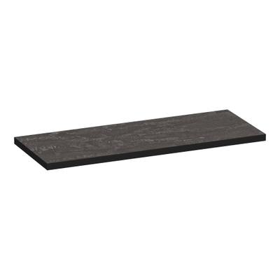 BRAUER Ocean Edge MFCPlus Plan sous vasque MFC 119.6x46x3.6cm MFC Métal/Noir