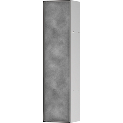 Hansgrohe XtraStoris Rock Porte-brosse WC - tablette - porte carrelable - brushed stainless steel