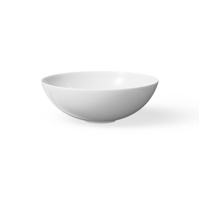 Looox céramique vasque à poser - 40cm - rond - blanc
