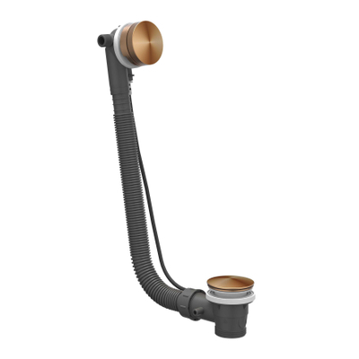 IVY Ensemble de trop-plein de baignoire - Acier inoxydable 316 - cuivre brossé mat PVD
