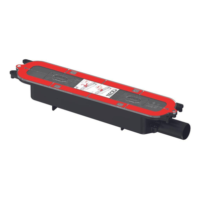 Tece - TeceDrainprofile - évacuation basse - DN 40 - horizontal