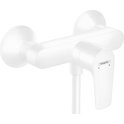 Hansgrohe Talis e 1 greeps douchemengkraan - opbouw - mat wit