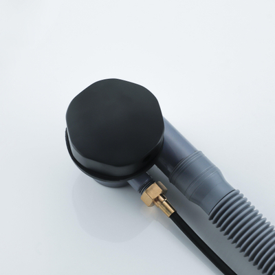 FugaFlow Eccelente Acces Badafvoercombinatie - draaibediening - verlengd - mat zwart