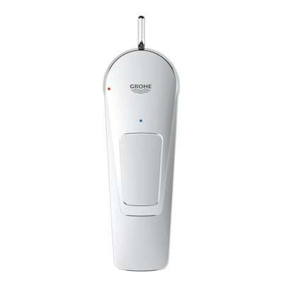 GROHE BauLoop wastafelkraan - s-size - opbouw - 1-gats - eengreeps - met waste - chroom