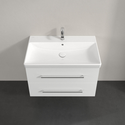 Villeroy & Boch Avento meuble sous lavabo 760x520x447cm avec 2 tiroirs crystal blanc