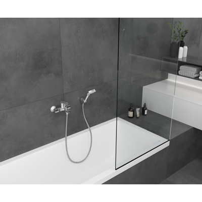 Hansgrohe Vernis Shape Eengreeps badmengkraan - opbouw - mat zwart