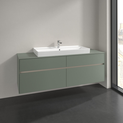 Villeroy & Boch Collaro Wastafelonderkast - 160x54.8x50cm - Soft Green