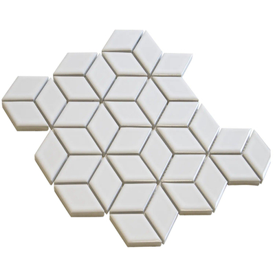 La Mosaic Factory Paris carreau de mosaïque - 26,6x30,5cm - carrelage mural - Porcelaine Blanc Brillant