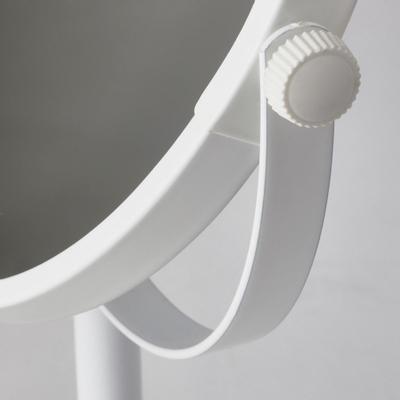 Aquanova Beau miroir grossissant – rond Ø 19,5 cm – double face, grossissement 3x – Blanc
