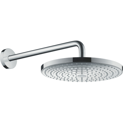 Hansgrohe Raindance select s300 2jet hoofddouche met douchearm wit-chroom