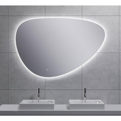 Wiesbaden Uovo Spiegel ovaal - met LED dimbaar en spiegelverwarming - 120cm