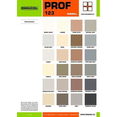 Omnicol Omnifill Voegmortel tegel - Bright white