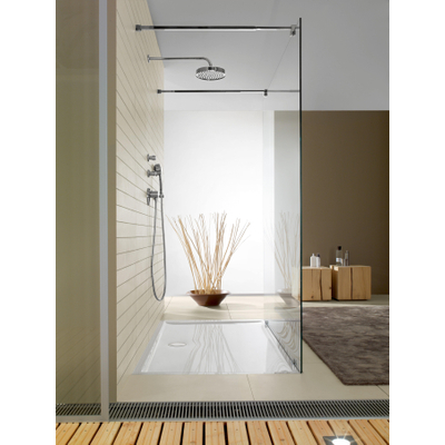 Villeroy & Boch Futurion Flat douchebak - 140x90x2.5cm quaryl - White Alpine (glans wit)