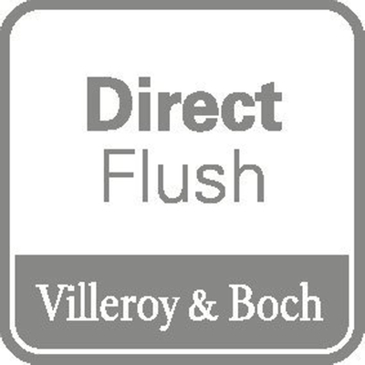 Villeroy & Boch Avento Pack WC 37x31.5cm - direchtflush - à fond creux - abattant softclose et quickrelease - avec réservoir encastrable - plaque de commande acier mat - Blanc Alpin