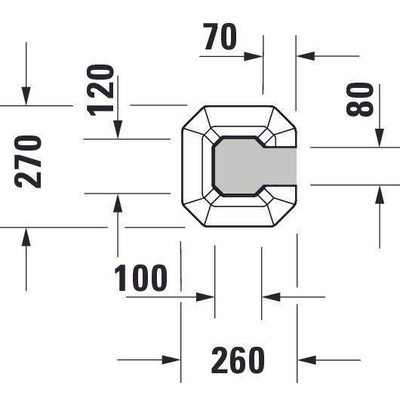 Duravit 1930 Colonne pour lavabo